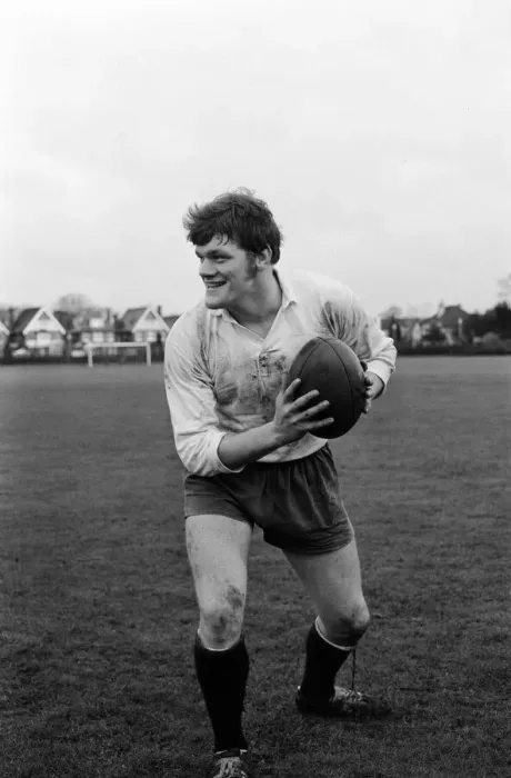 Framed Print : England training at The Lensbury Club, Teddington. Fran Cotton
