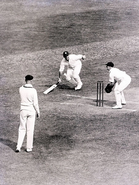 England v Australia Cricket A close call for Leyland in the first innings