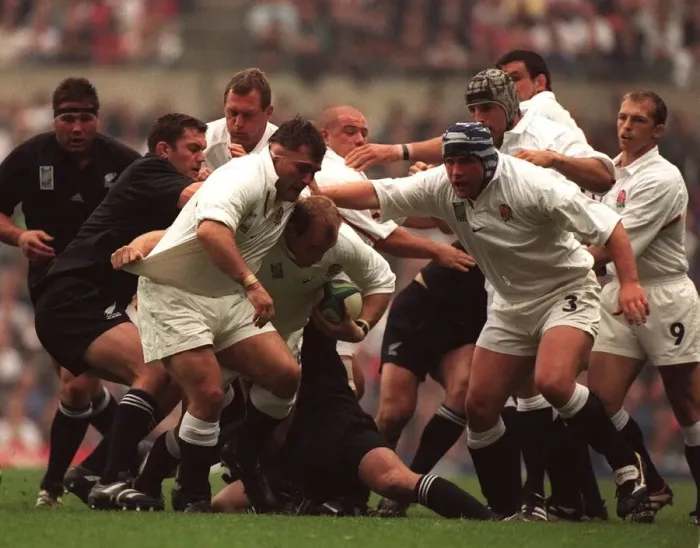 Framed Print : England v New Zealand Rugby Union World Cup October 1999