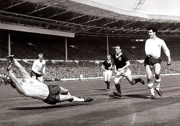 England v Scotland home international at Wembley Stadium April 1963