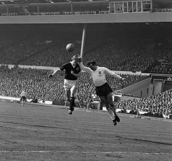  : England v Scotland international football match at Wembley Stadium