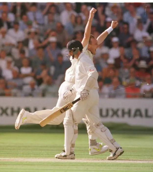 Framed Print : England v South Africa Cricket Second Test Lords Allan Donald celebrates the wicket Framed Print : England v South Africa Cricket Second Test Lords Allan Donald celebrates the wicket