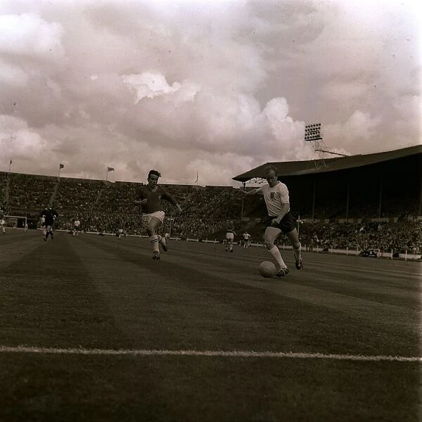 England v Switzerland football match, international friendly at Wembley Stadium May 1962
