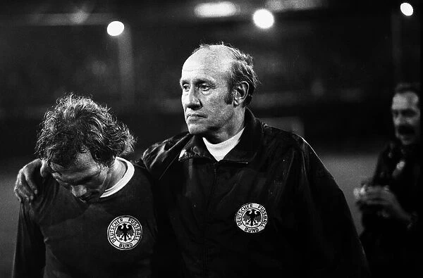 England v West Germany Football April 1972 Helmut Schoen German Football Manager