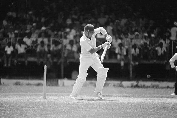 England in West Indies 1981. Geoff Boycott at the crease. 26th May 1981