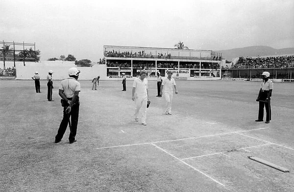 England in West Indies 1981. West Indies v England at Sabina Park, Kingston