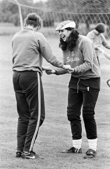 Framed Print : England Womens Football Team, pictured during training session ahead of their Framed Print : England Womens Football Team, pictured during training session ahead of their