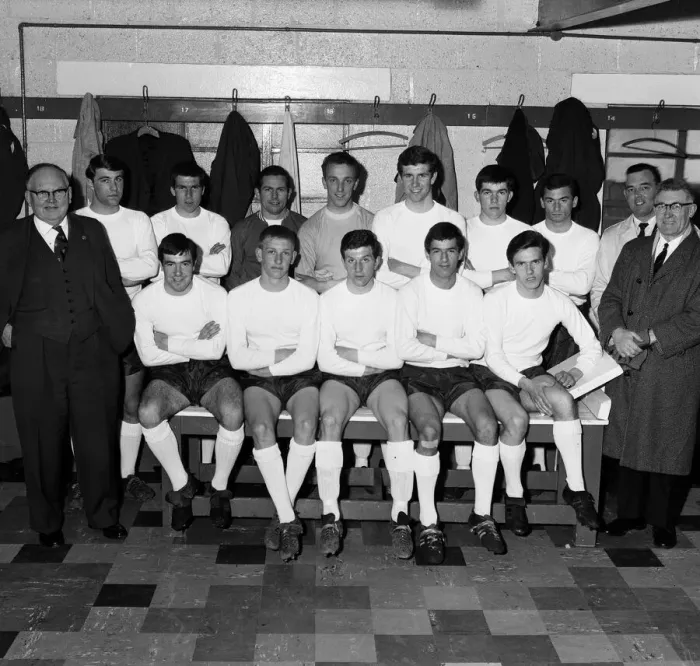 Framed Print : England Youth Team which will be competing in the Junior World Cup, 14th April 1965