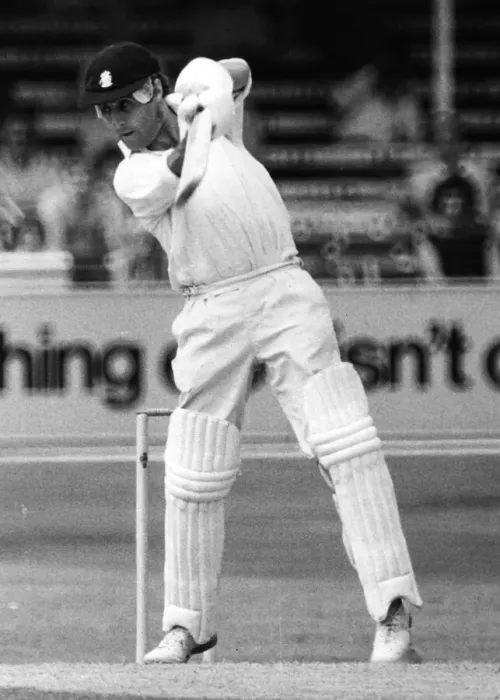 Framed Print : Englands captian Mike Brearley England v Australia in the Third Test Match Framed Print : Englands captian Mike Brearley England v Australia in the Third Test Match