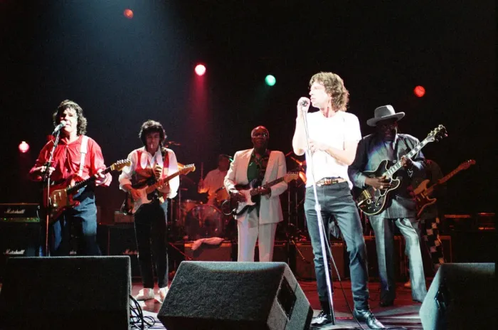 Framed Print : As part of Englands National Music Day, Mick Jagger performs at the Celebration of Framed Print : As part of Englands National Music Day, Mick Jagger performs at the Celebration of