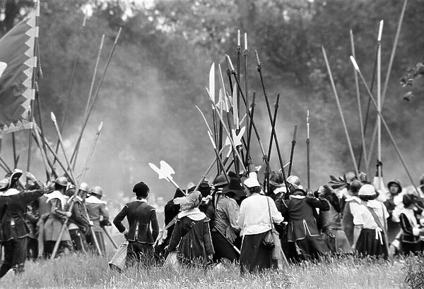 English Civil War, re-enactment, performed by The Sealed Knot, an educational charity