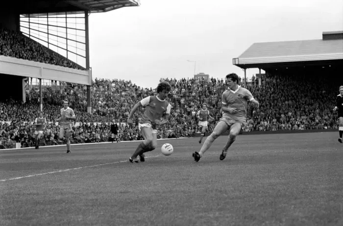 Framed Print : English Division 1. Arsenal 2 v. Stoke 0. September 1980 LF04-25-030