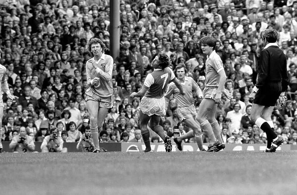 English Division 1. Arsenal 2 v. Stoke 0. September 1980 LF04-25-083