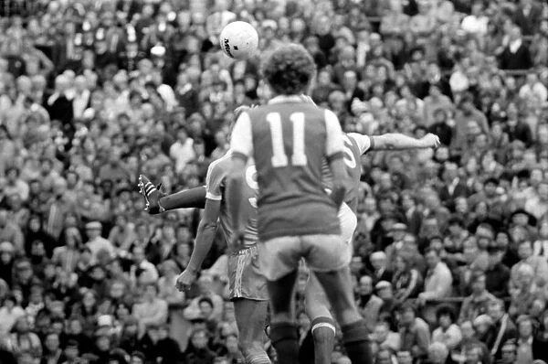 English Division 1. Arsenal 2 v. Stoke 0. September 1980 LF04-25-089