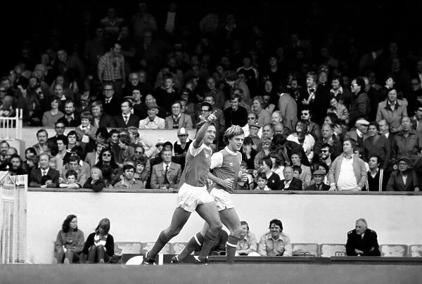English Division 1. Arsenal 2 v. Stoke 0. September 1980 LF04-25
