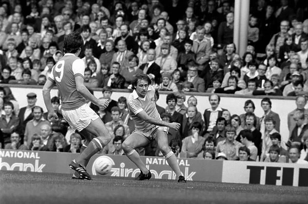 English Division 1. Arsenal 2 v. Stoke 0. September 1980 LF04-25-006