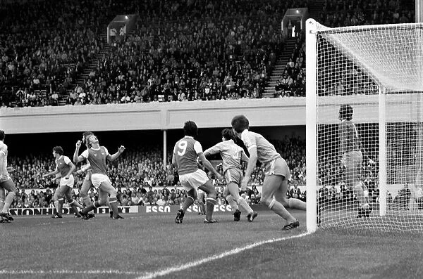 English Division 1. Arsenal 2 v. Stoke 0. September 1980 LF04-25-048