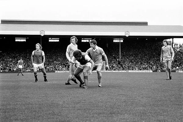 English Division 1. Arsenal 2 v. Stoke 0. September 1980 LF04-25-020