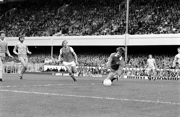 English Division 1. Arsenal 2 v. Stoke 0. September 1980 LF04-25-065