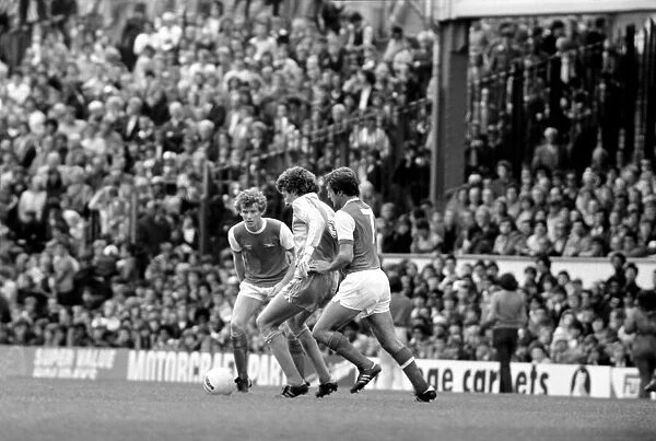 English Division 1. Arsenal 2 v. Stoke 0. September 1980 LF04-25-037