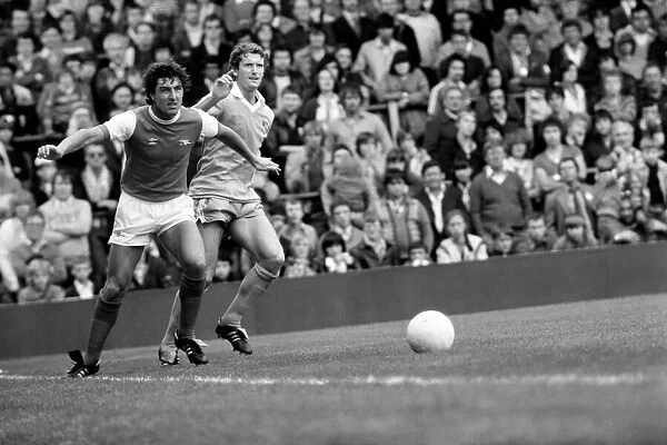 English Division 1. Arsenal 2 v. Stoke 0. September 1980 LF04-25-073