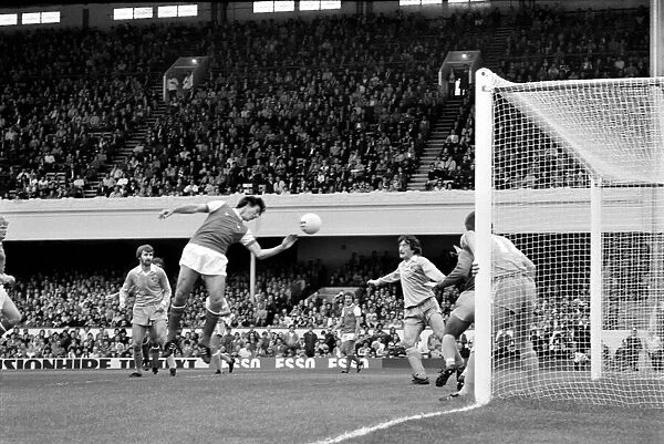 English Division 1. Arsenal 2 v. Stoke 0. September 1980 LF04-25-049
