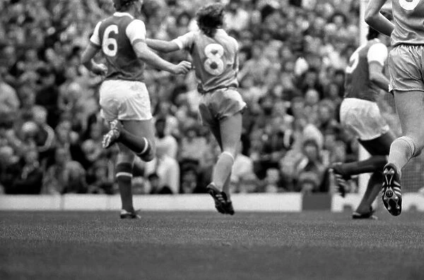 English Division 1. Arsenal 2 v. Stoke 0. September 1980 LF04-25-075