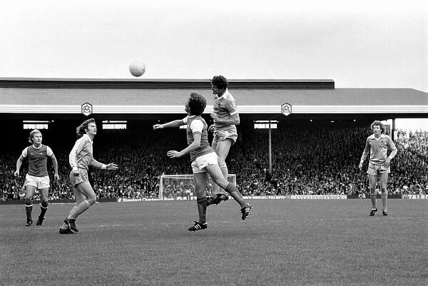 English Division 1. Arsenal 2 v. Stoke 0. September 1980 LF04-25-019