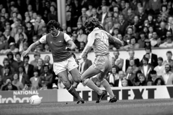 English Division 1. Arsenal 2 v. Stoke 0. September 1980 LF04-25-031