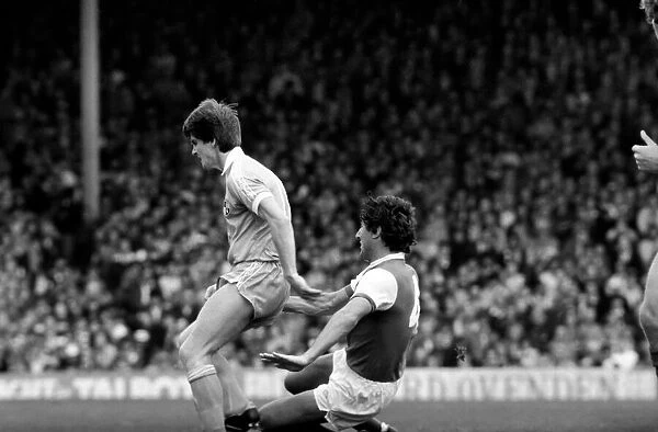 English Division 1. Arsenal 2 v. Stoke 0. September 1980 LF04-25-012