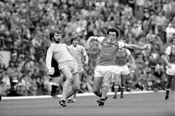 English Division 1. Arsenal 2 v. Stoke 0. September 1980 LF04-25-041
