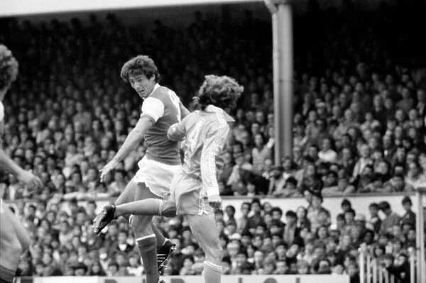 English Division 1. Arsenal 2 v. Stoke 0. September 1980 LF04-25-023