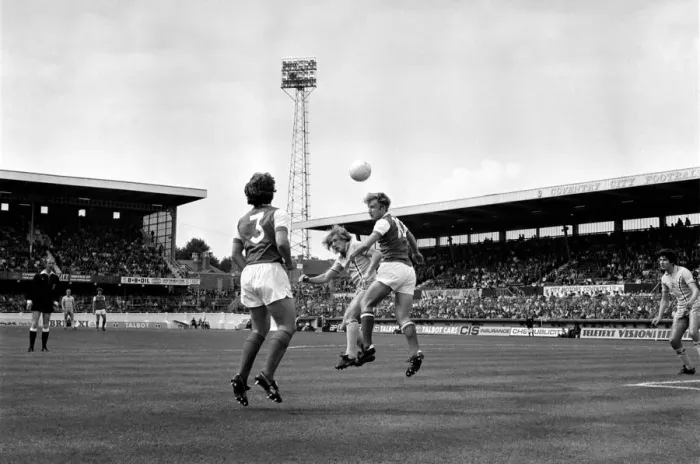 Framed Print : English Division 1. Coventry 3 v. Arsenal 1. August 1980 LF04-09-026