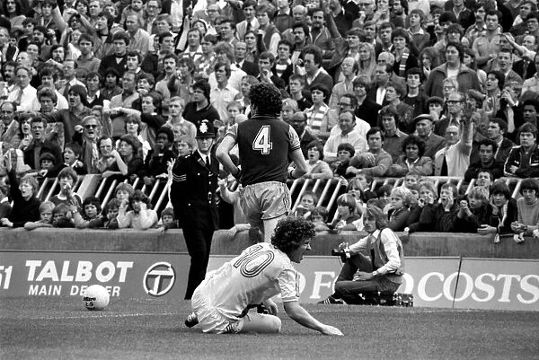 English Division 1. Crystal Palace 0 v. Aston Villa 1. September 1980 LF04-34-133