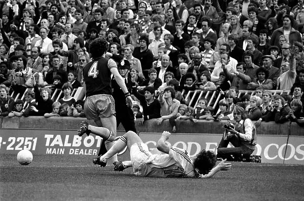 English Division 1. Crystal Palace 0 v. Aston Villa 1. September 1980 LF04-34-134