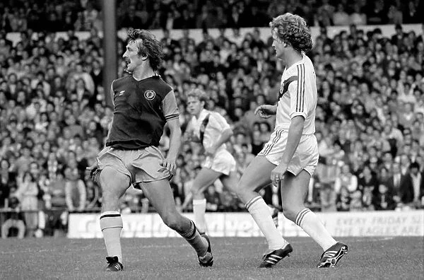 English Division 1. Crystal Palace 0 v. Aston Villa 1. September 1980 LF04-34-041
