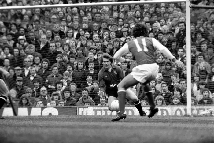 Framed Print : English Division 1 Football. Arsenal 1 v. West Bromwich Albion 1. April 1980 LF03-04-043 Framed Print : English Division 1 Football. Arsenal 1 v. West Bromwich Albion 1. April 1980 LF03-04-043