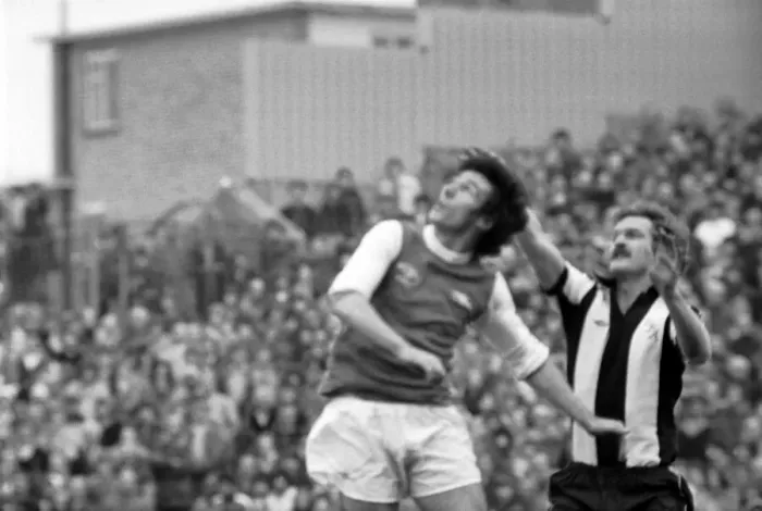 Framed Print : English Division 1 Football. Arsenal 1 v. West Bromwich Albion 1. April 1980 LF03-04-026