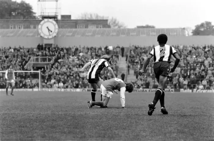 Framed Print : English Division 1 Football. Arsenal 1 v. West Bromwich Albion 1. April 1980 LF03-04-021