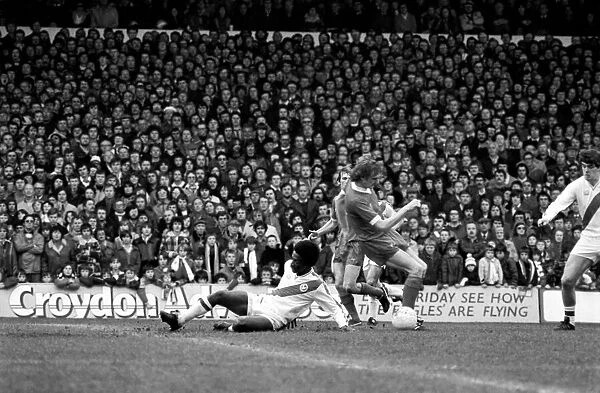 English Division 1 Football. Crystal Palace 0 v. Liverpool 0. April 1980 LF03-06-029