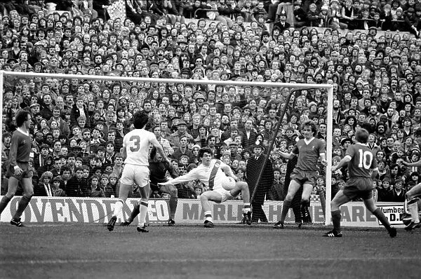 English Division 1 Football. Crystal Palace 0 v. Liverpool 0. April 1980 LF03-06-012