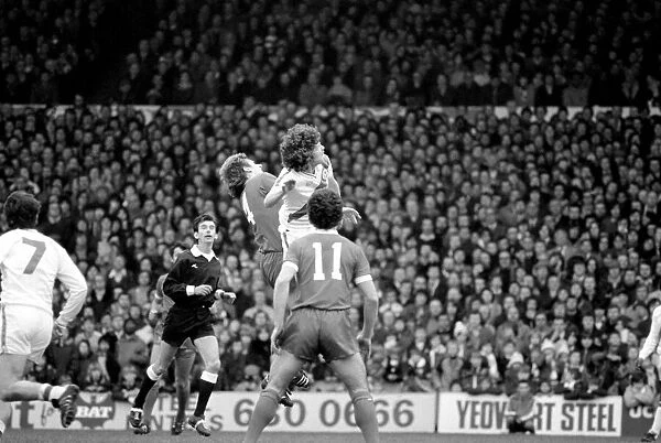 English Division 1 Football. Crystal Palace 0 v. Liverpool 0. April 1980 LF03-06-042