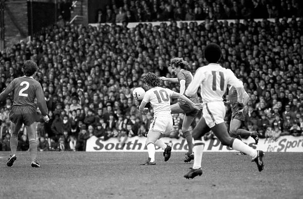 English Division 1 Football. Crystal Palace 0 v. Liverpool 0. April 1980 LF03-06-005