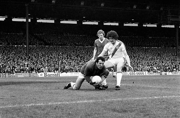 English Division 1 Football. Crystal Palace 0 v. Liverpool 0. April 1980 LF03-06-078