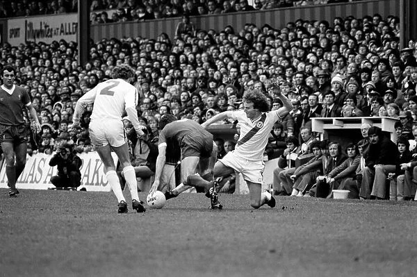 English Division 1 Football. Crystal Palace 0 v. Liverpool 0. April 1980 LF03-06-090
