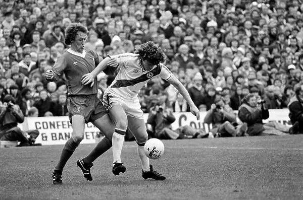 English Division 1 Football. Crystal Palace 0 v. Liverpool 0. April 1980 LF03-06-093