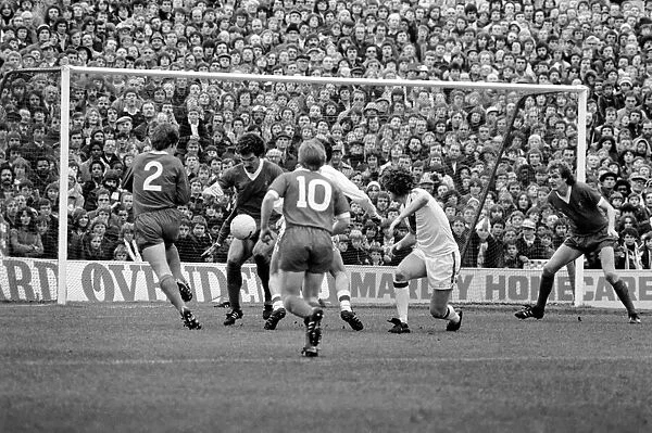 English Division 1 Football. Crystal Palace 0 v. Liverpool 0. April 1980 LF03-06-083