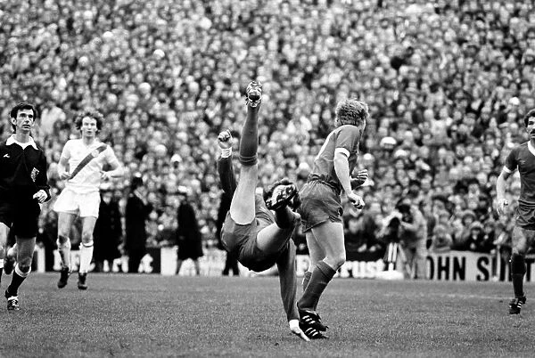 English Division 1 Football. Crystal Palace 0 v. Liverpool 0. April 1980 LF03-06-059
