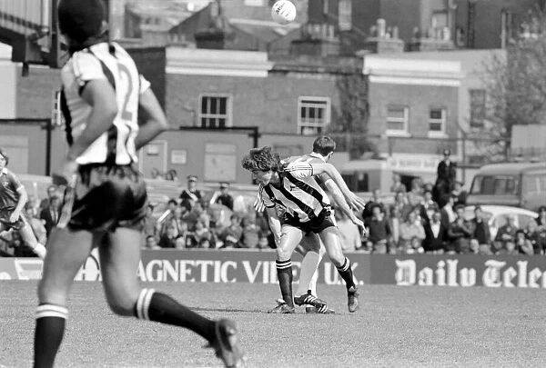 English Division 2 football. Chelsea 1 v. Notts County 0. April 1980 LF03-01-114