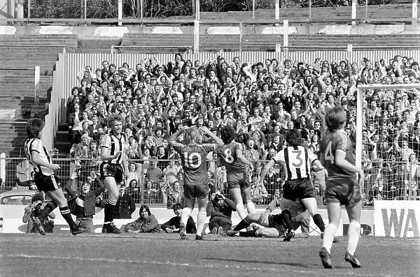 English Division 2 football. Chelsea 1 v. Notts County 0. April 1980 LF03-01-050